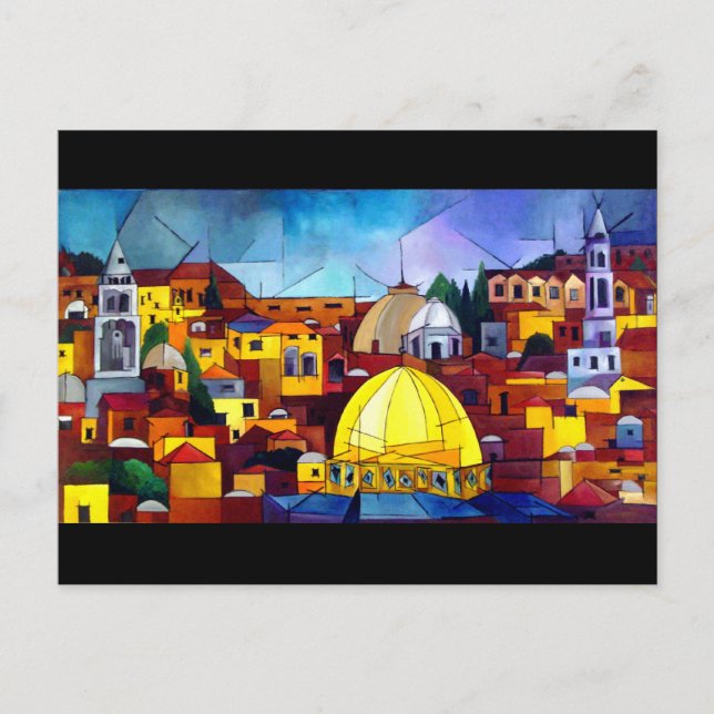 Jerusalem Postkarte (Vorderseite)