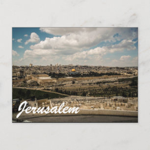 Jerusalem Postkarte