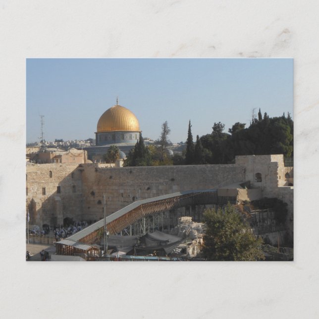 Jerusalem Postkarte (Vorderseite)