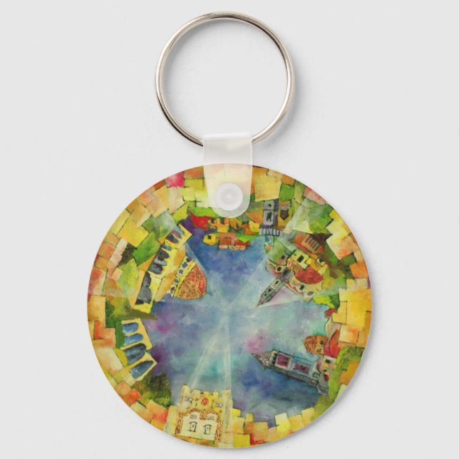 Jerusalem Schlüsselanhänger (Vorderseite)