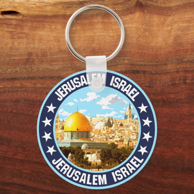 Jerusalem Schlüsselanhänger (Vorderseite)