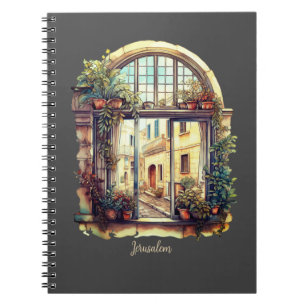 Jerusalem Spiral Foto Notebook Notizblock