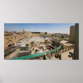 Jerusalem Stadt Gold Poster