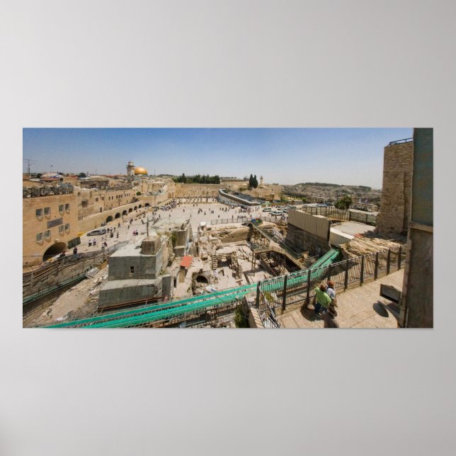 Jerusalem Stadt Gold Poster (Vorne)
