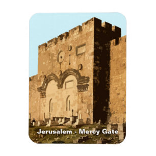 Jerusalem - Tor der Barmherzigkeit Magnet