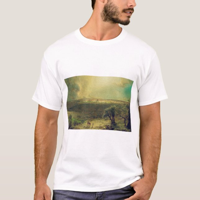 Jerusalem vom Berg der Oliven T-Shirt (Vorderseite)