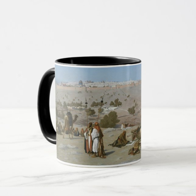 Jerusalem vom Ölberg | 1880 Tasse (Vorderseite Links)