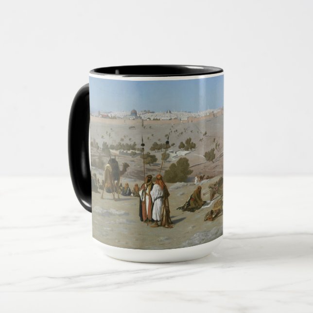 Jerusalem vom Ölberg | 1880 Tasse (Vorderseite Links)