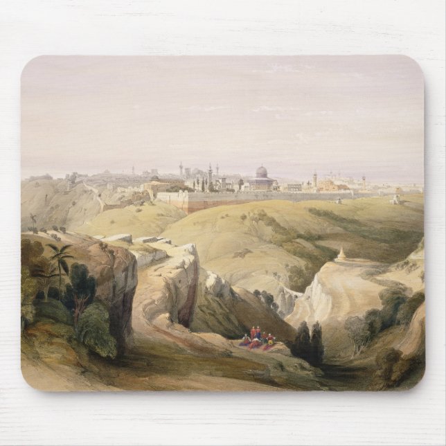 Jerusalem vom Ölberg, am 8. April 1839 Mousepad (Vorne)