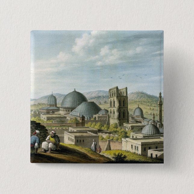 Jerusalem vom Westen, Kneipe. durch William-Watt Button (Vorderseite)