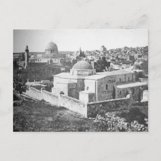 Jerusalem, wie es um 1891 erschien. postkarte