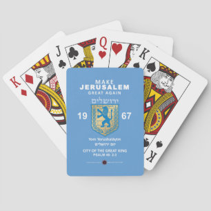 Jerusalem wieder groß machen spielkarten