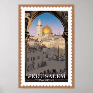 Jerusalem: Zeitloses Gewebe aus Kultur und Geschic Poster