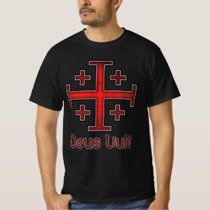 Jerusalemer Tempelritter Kreuzfahrer Kreuz Christl T-Shirt