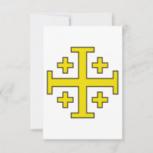 Jerusalemkreuz Heilige Karte