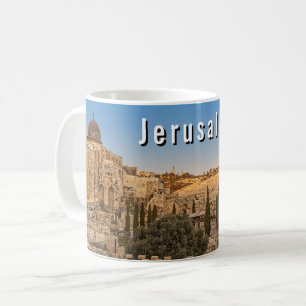 Jerusalems Ölberg und Al-Aqsa-Moschee Kaffeetasse
