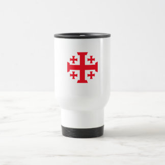 Jeruslam Templar Crusader Cross Travel Mug Reisebecher