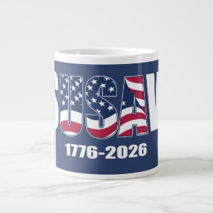 Jes USA ves 1776-2026 Jumbo-Tasse