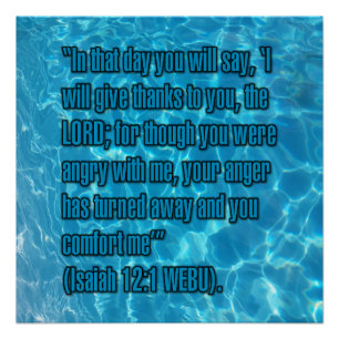 Jesaja 12:1 WEBU Poster