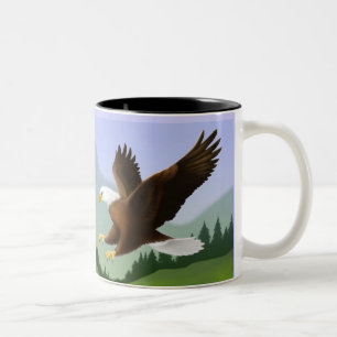 Jesaja-40:31 Scripture-hochfliegende Adler-Tasse Zweifarbige Tasse