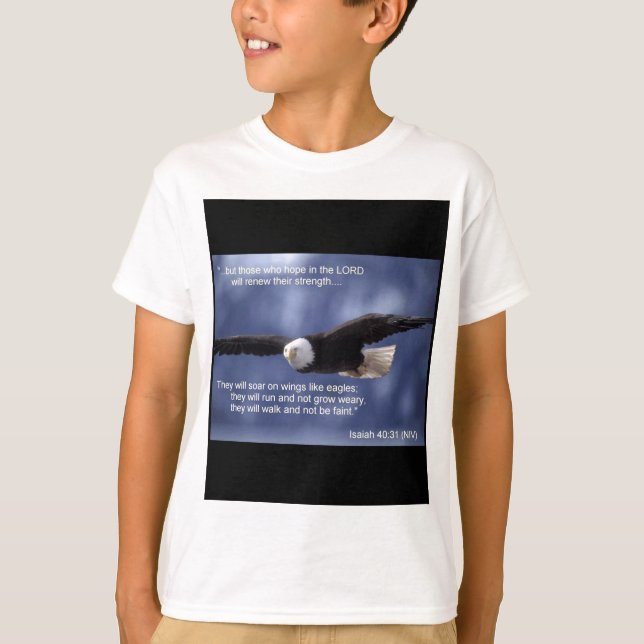 Jesaja-40:31 T-Shirt (Vorderseite)