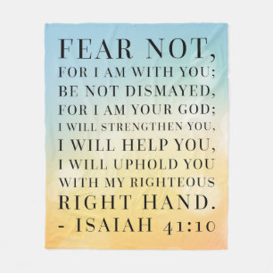 Jesaja-41:10 Bibel-Zitat Fleecedecke
