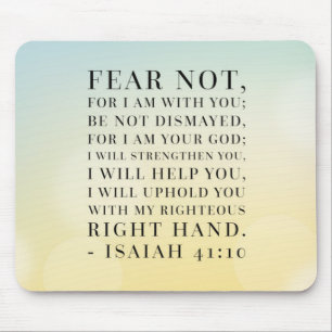 Jesaja-41:10 Bibel-Zitat Mousepad