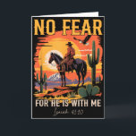 Jesaja 41_10 Cowboy-Bibelvers christlich-westlich  Karte<br><div class="desc">Jesaja 41_10 Cowboy-Bibelvers christlich-westlich Jesus Männer</div>