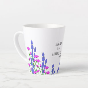 Jesaja 41,10 Religiöser christlicher Blumenvers Milchtasse