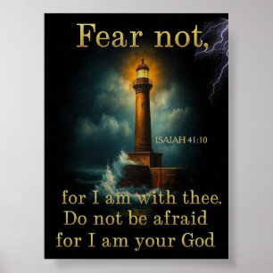 JESAJA 41:10 Schrift Poster
