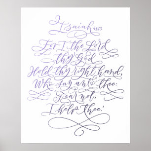 Jesaja 41:13 poster