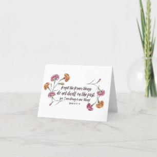 Jesaja-43:18 - 19 feiertagskarte