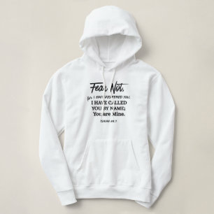 Jesaja 43:1 Fürchte dich nicht, ich habe Erlöst Sc Hoodie