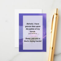 Jesaja 49:16 Siehe, ich habe dich auf dem