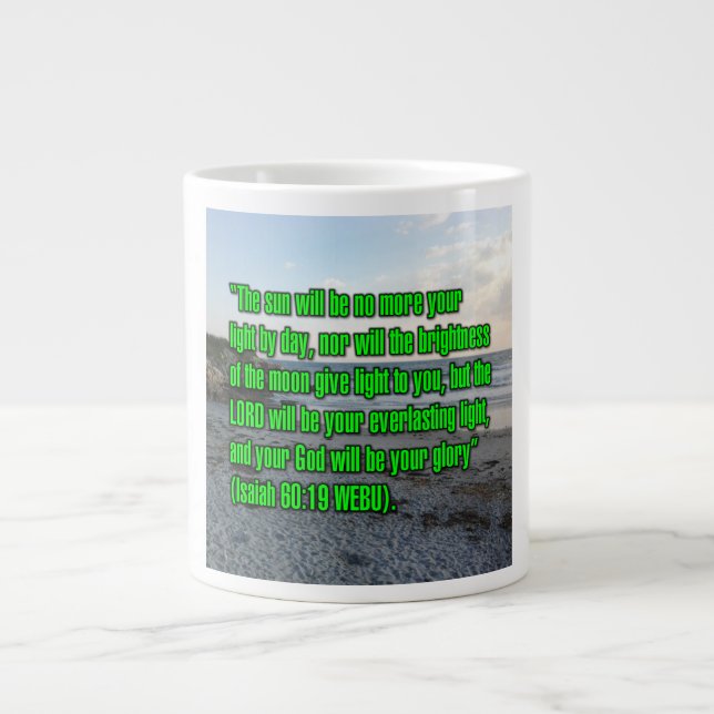 Jesaja 60:19 WEBU Tasse (Vorderseite)
