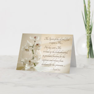 Jesaja 61:1,3 Der Geist des Herrn ist auf mich ger Karte