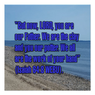 Jesaja 64:8 WEBU Poster
