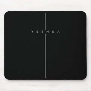 Jeschua Kreuz Christlich Jesus Bibelvers Mousepad