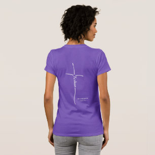 Jeschua Kreuz Messianischer Gläubiger Hebräisch Pu T-Shirt