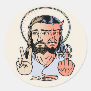 Jesifer Runder Aufkleber