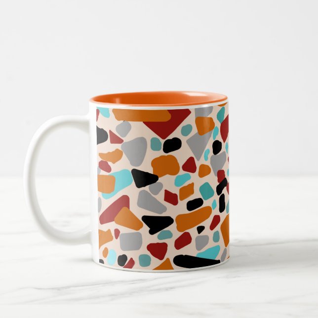 Jesmonite Terrazo Seemless Zweifarbige Tasse (Links)