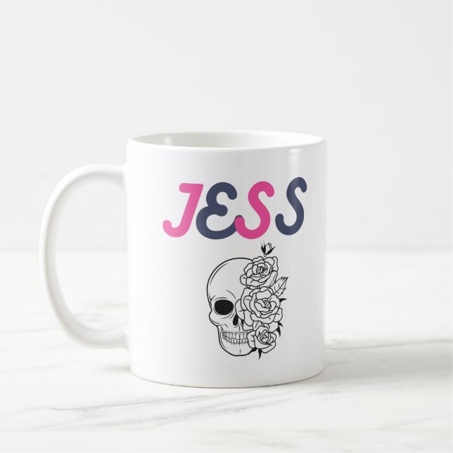 Jess (nur ein Name) Kaffeetasse (Links)