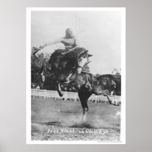 Jess Stahl auf Glas Auge. Poster