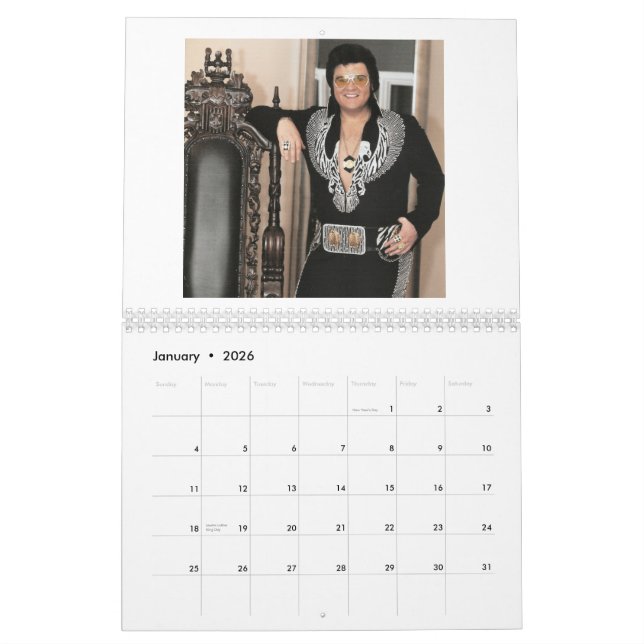 Jesse Aron Gewohnheit Druckkalender Kalender (Jan 2026)