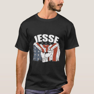 Jesse Birthday Patriotic Vorname Personalisiert U T-Shirt