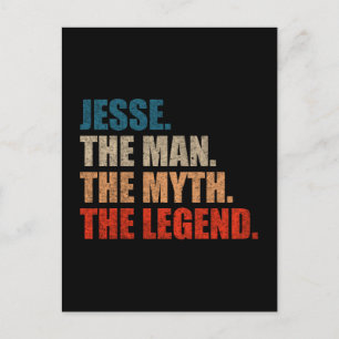 Jesse der Mann der Mythos die Legende Postkarte