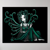 "Jesse" Grünes Fairy Poster