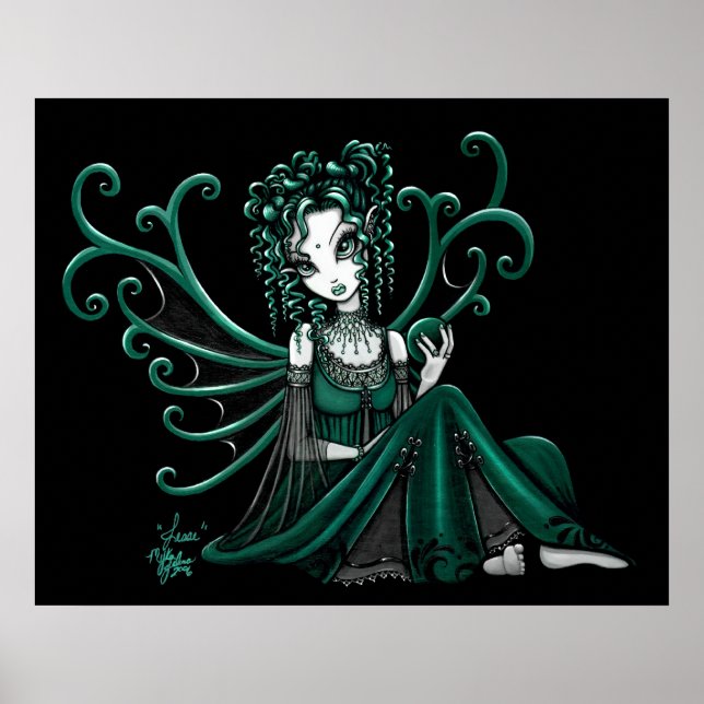 "Jesse" Grünes Fairy Poster (Vorne)