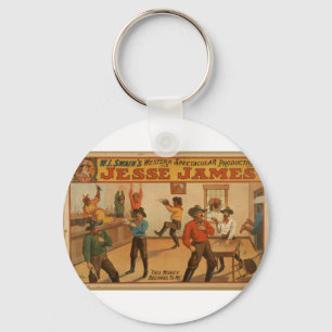 Jesse James, 'Dieses Geld gehört mir' Vintage Th Schlüsselanhänger