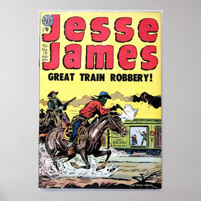 Jesse James Train Robbery Poster (Vorne)
